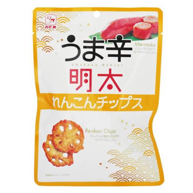 カモ井 うま辛明太れんこんチップス