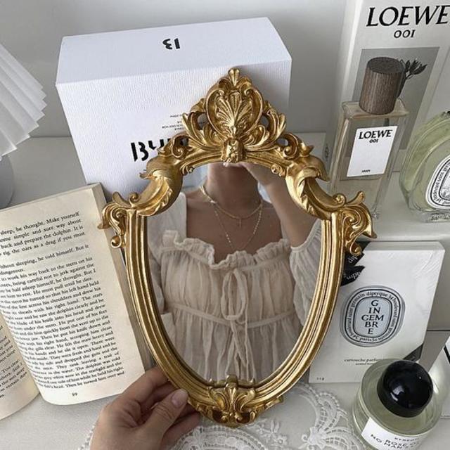 2design vintage gold mirror