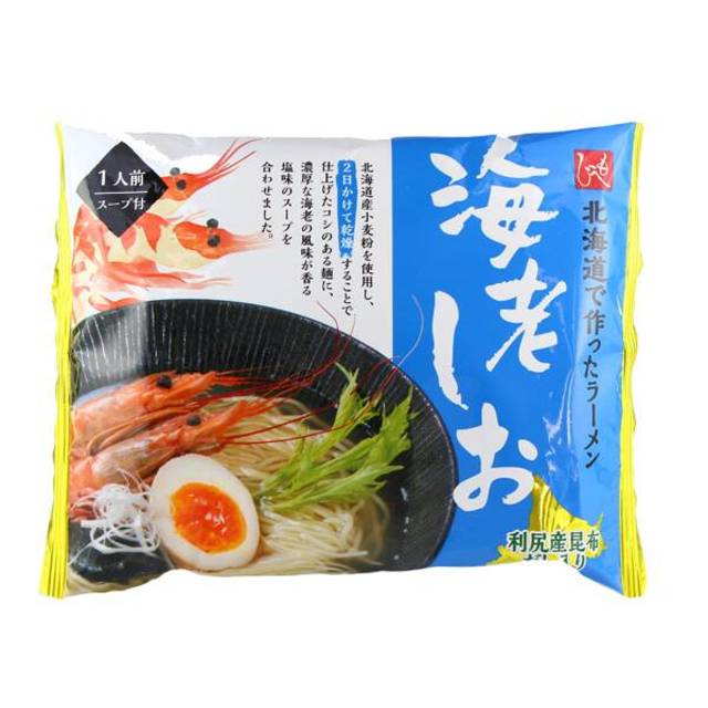 北海道でつくったラーメン 海老しお 106g