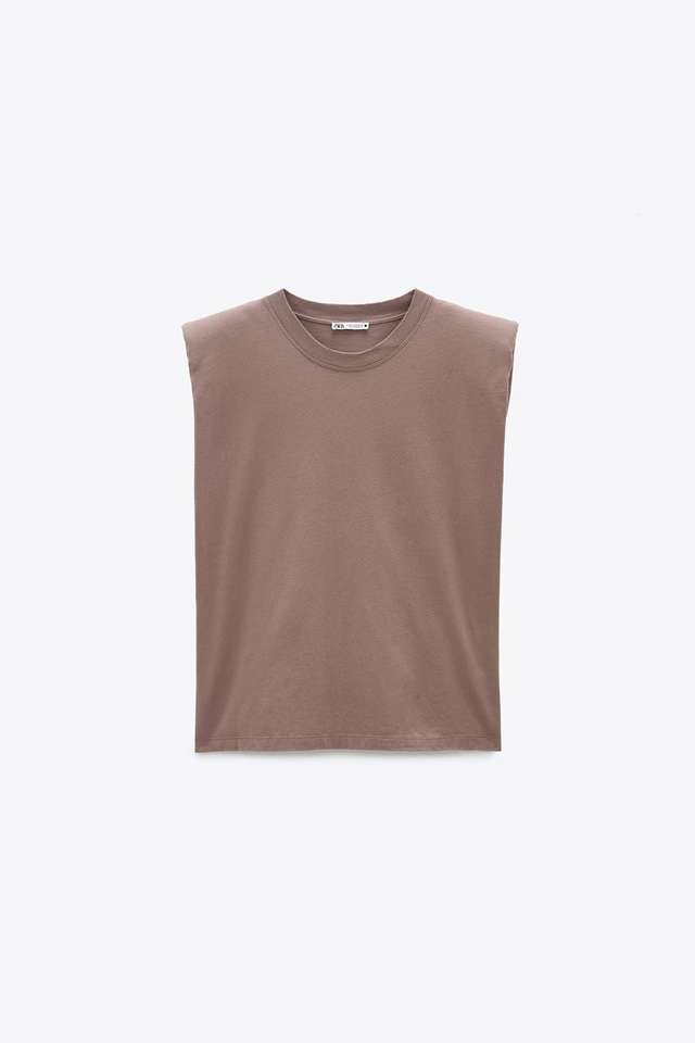 ショルダーパッドTシャツ
