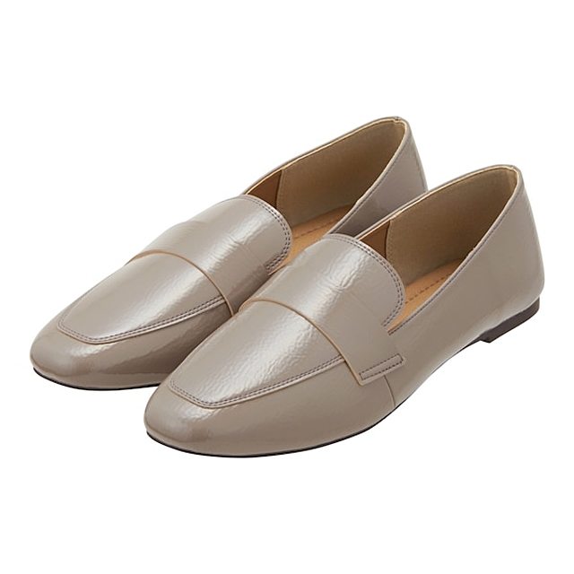 シフォンフラットローファー