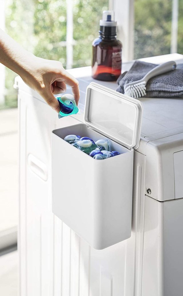 TOWER マグネット洗濯洗剤ボールストッカー