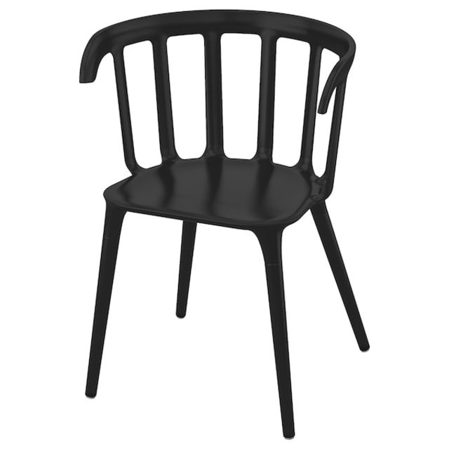 IKEA PS 2012 チェア アームレスト付き, ブラック
