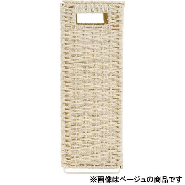 ふた付きペーパー収納ボックス ライラ 6ロール(ホワイト)