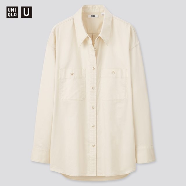 ダブルポケットオーバーサイズシャツ