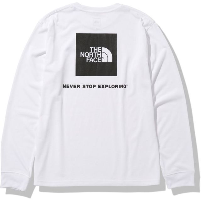 ロングスリーブバックスクエアロゴティー
