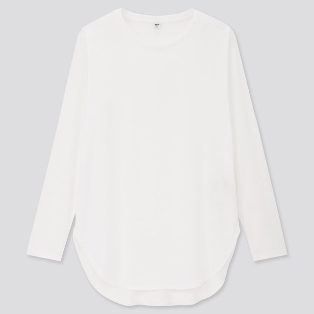 コットンロングシャツテールT（長袖）