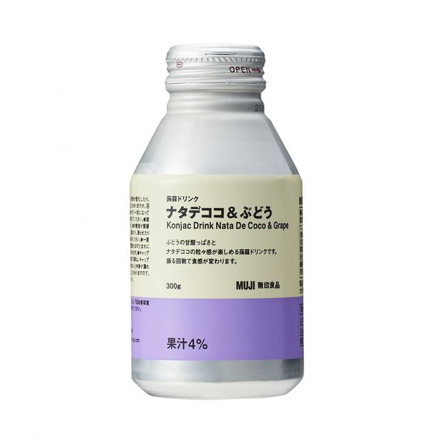 蒟蒻ドリンク　ナタデココ＆ぶどう ３００ｇ