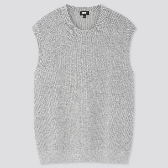 オーバーサイズクルーネックベスト(MENS)