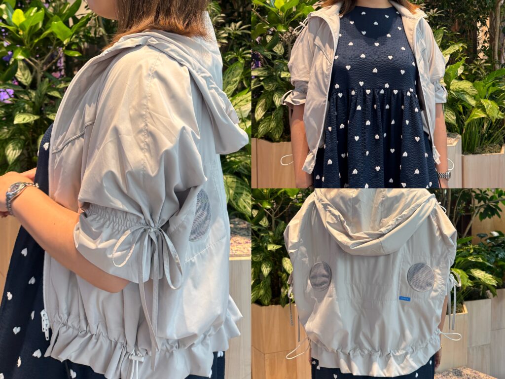 ✨新品✨fanqlo ファンクロ ファン付き フリルデザイン 空調服 レポ 