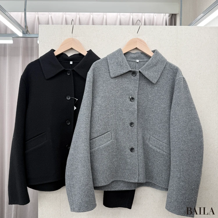 無印良品　ショートコート