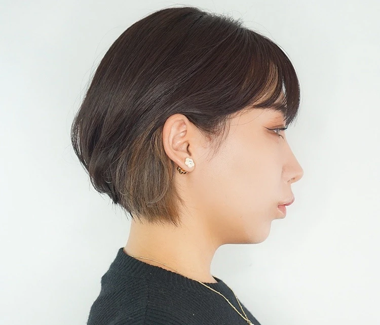 イヤリングボブ サイド
