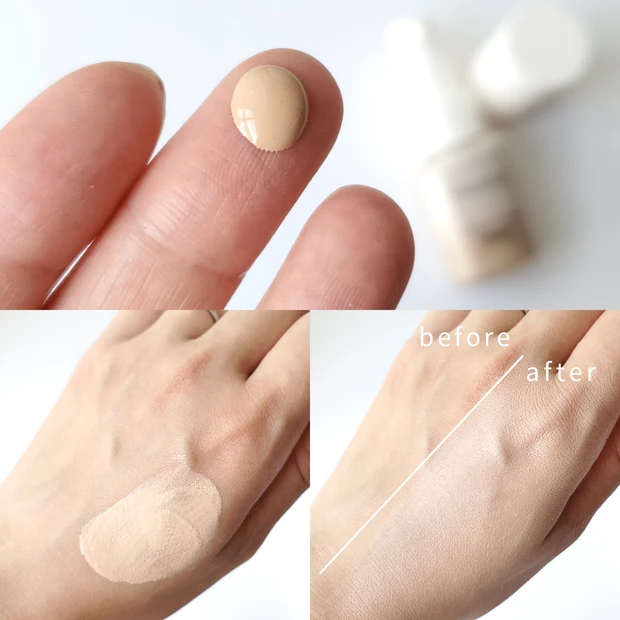 MAQuillAGE マキアージュ エッセンスリキッド EX 口コミ スウォッチ