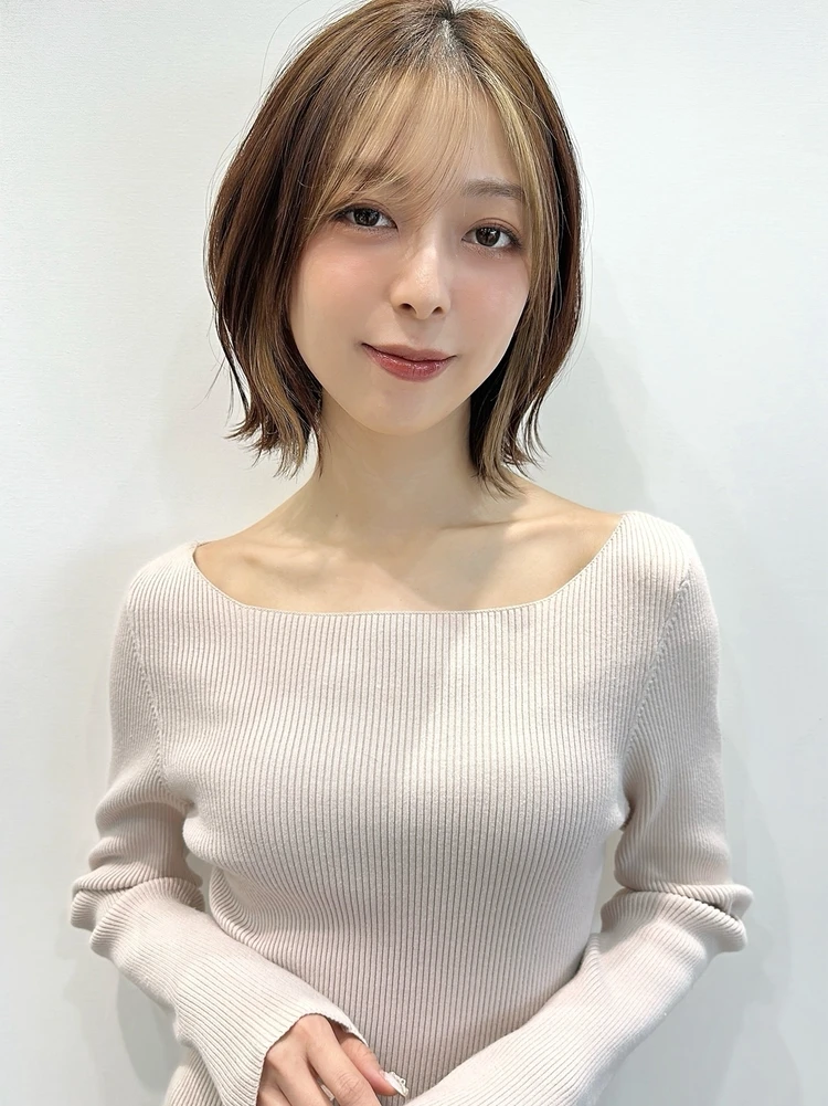 洒落見え外ハネボブ　正面