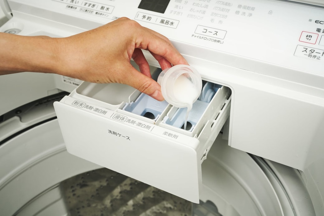 柔軟剤・洗剤の入れすぎ