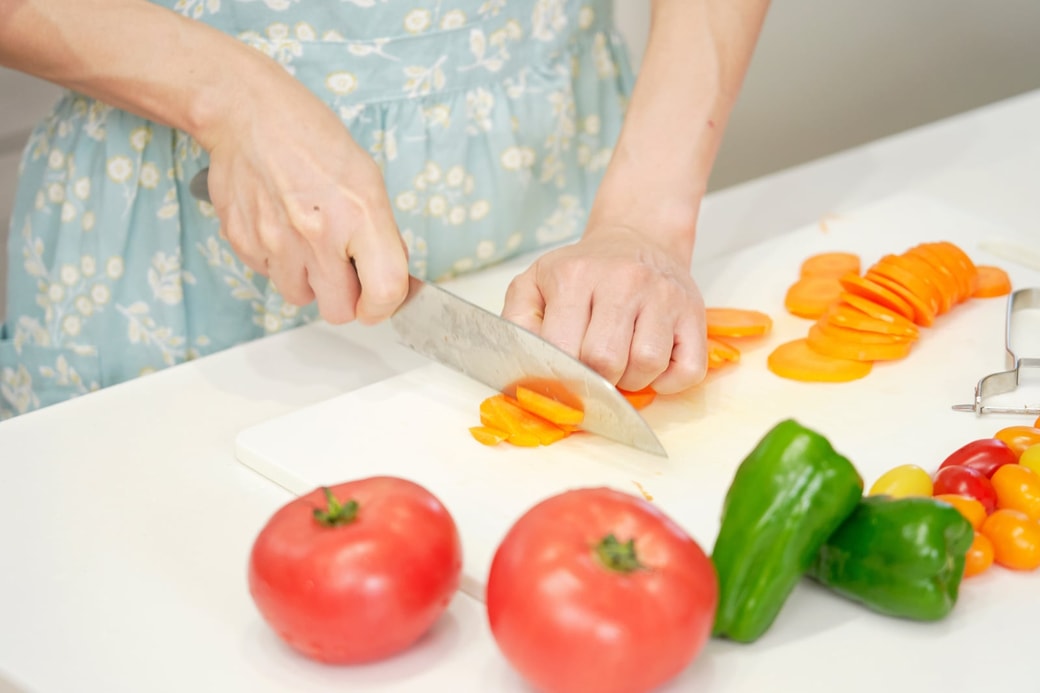 2．野菜を切っておく