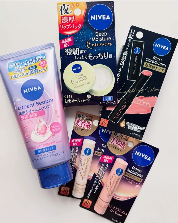 ニベア 新発売 リップ＆ボディケア