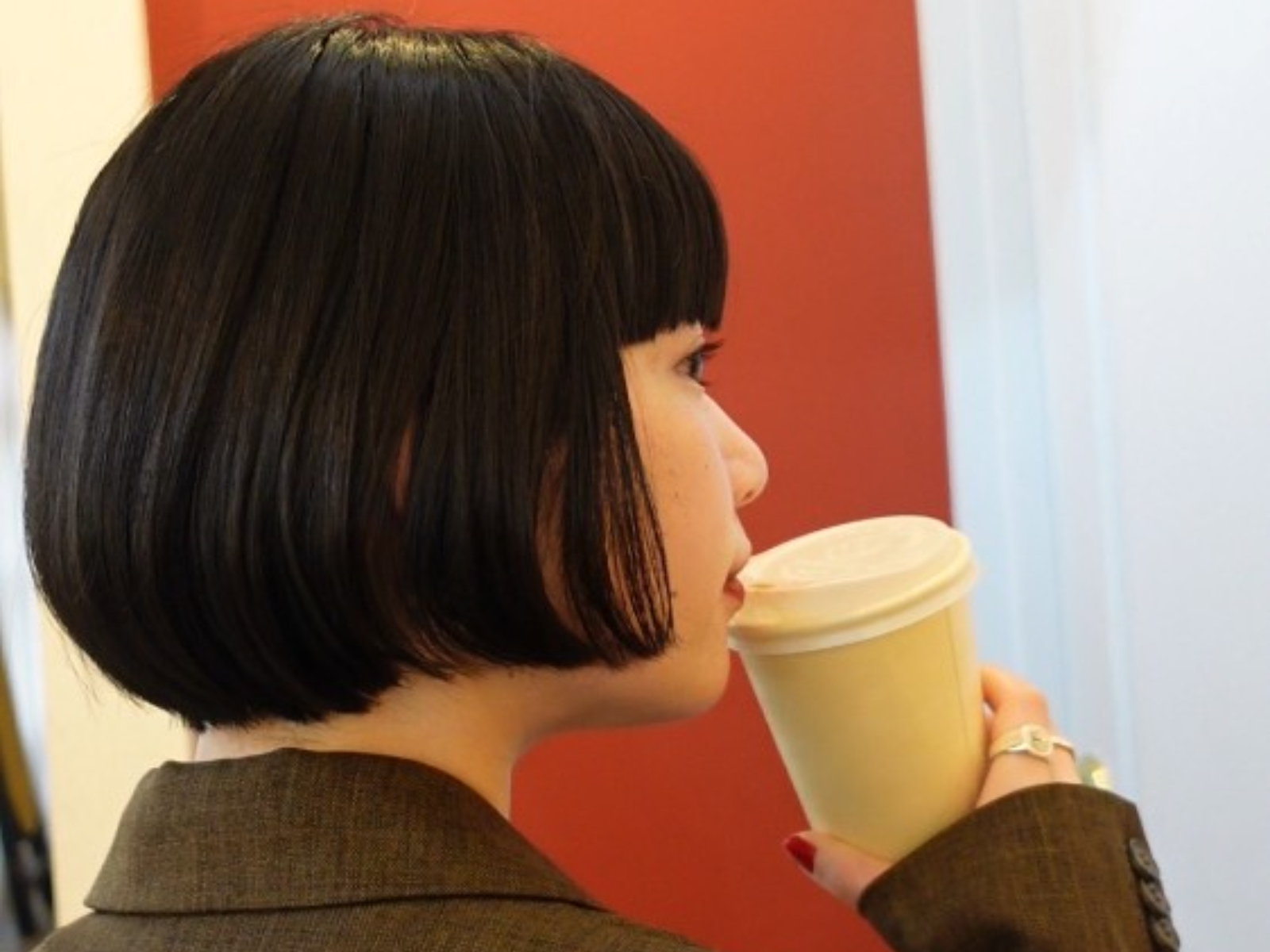 【１内巻きボブ】ストレートアイロンで丁寧に仕上げて
