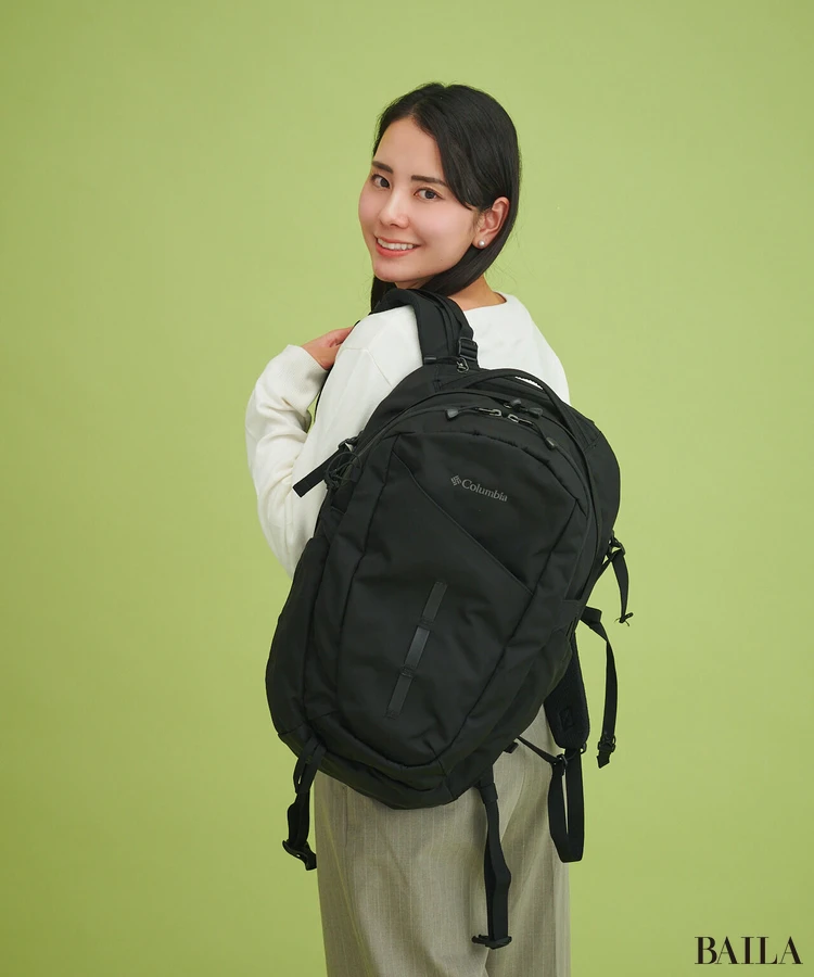 コロンビア リュック 着用感 肩がけ SIDE