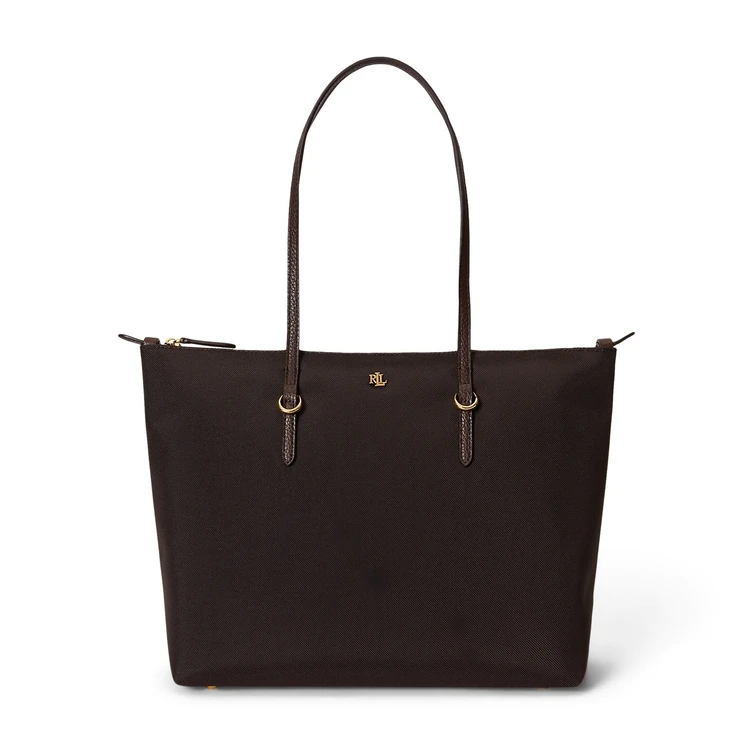 ローレン ラルフローレン ナイロン ミディアム Keaton トート バッグ ¥26400 チェスナット ブラウン