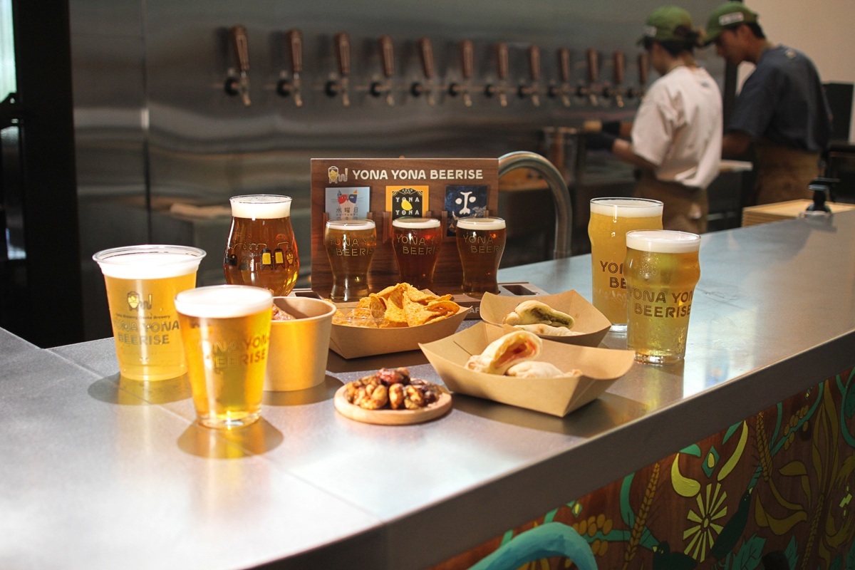 クラフトビールに合わせた軽食も用意されている