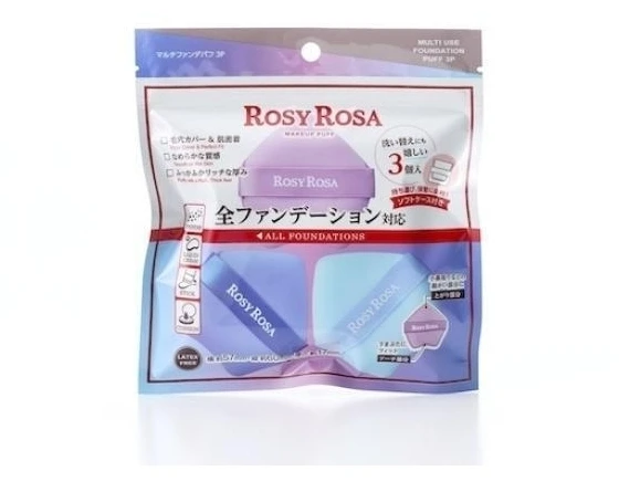 ロージーローザ(ROSY ROSA)　マルチファンデパフ 3P 製品画像 正面