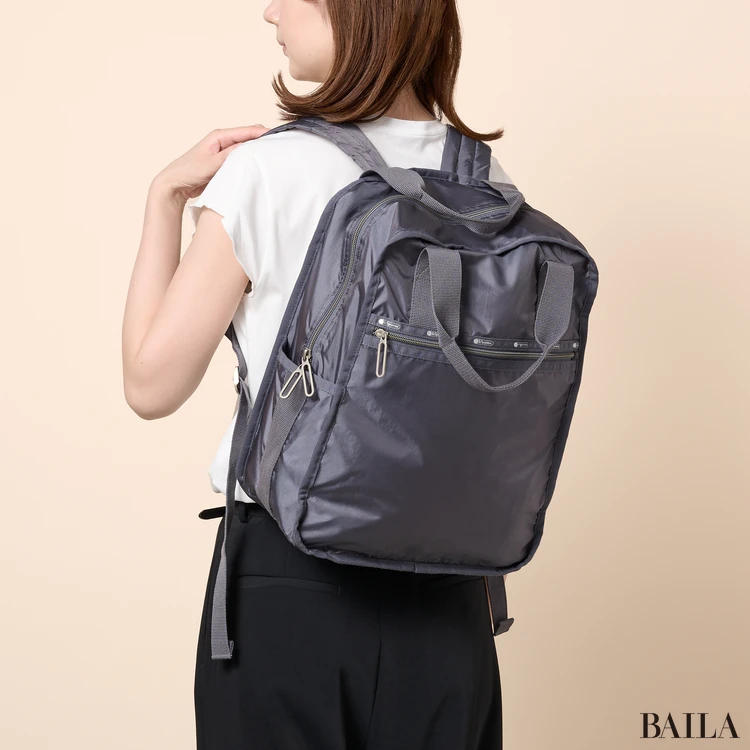 レスポートサック CR URBAN BACKPACK サイズ感 着用画像