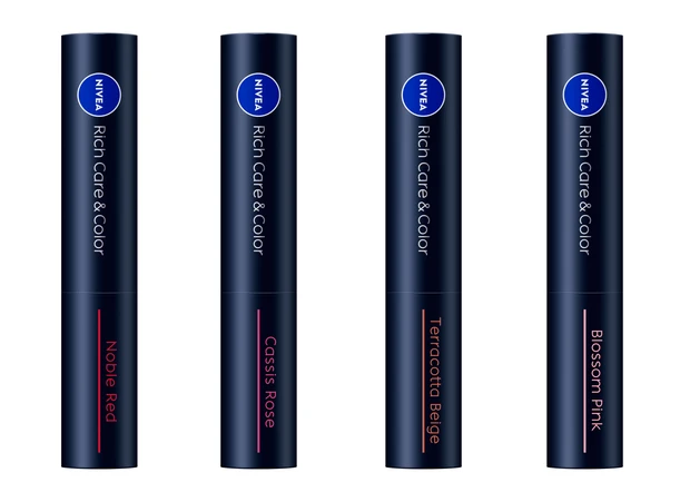 ニベア リッチケア&カラー リップ 色持続タイプ全4種 製品画像