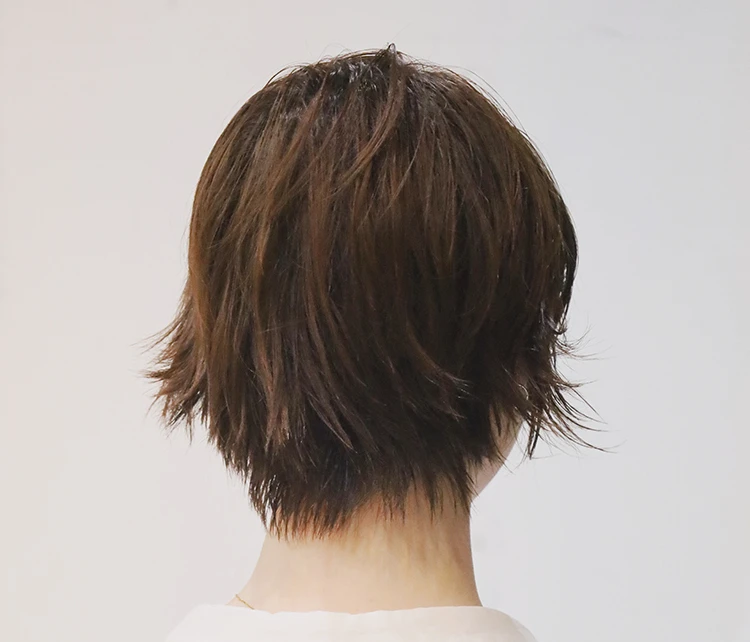 マニッシュショートボブ バック