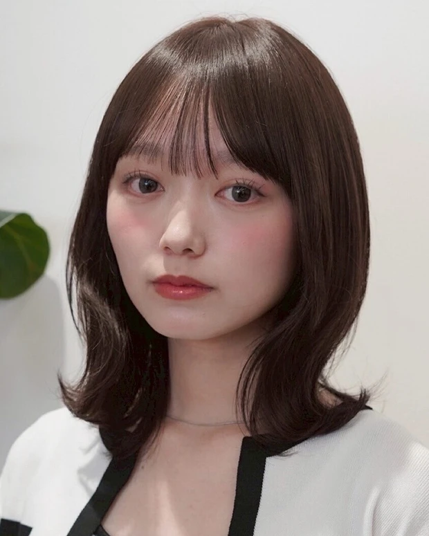 韓国風　髪型　ヨシンモリ×くびれボブ