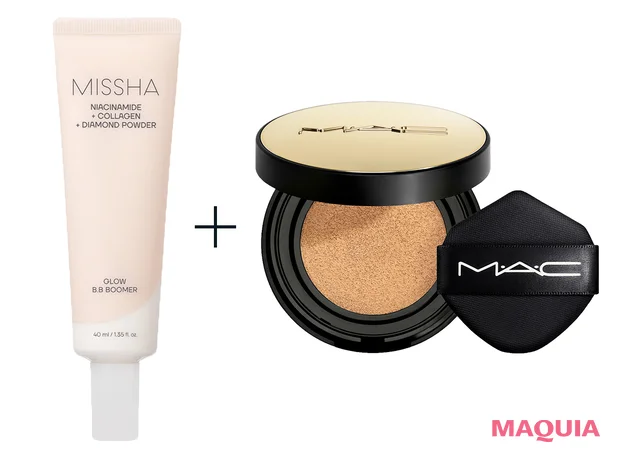 保湿力の高い下地＆ファンデーション  M•A•C　ミシャ 