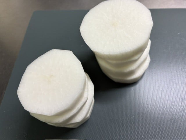 大根の輪切り