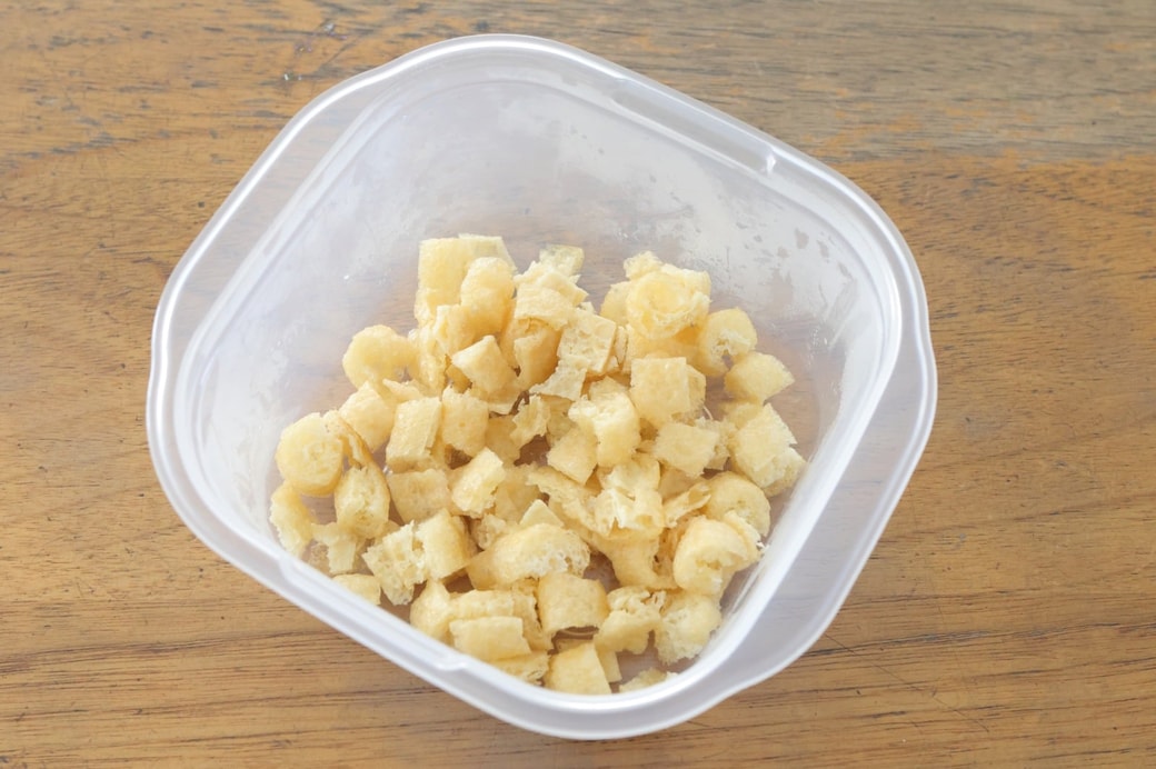 「ちりめんじゃこと油揚げのおにぎり」