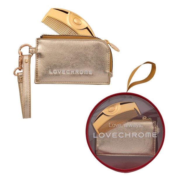 LOVECHROME® ラブクロム HOLIDAY 26 K24GPツキ ゴールド ＆ バッグチャーム(ゴールド)
